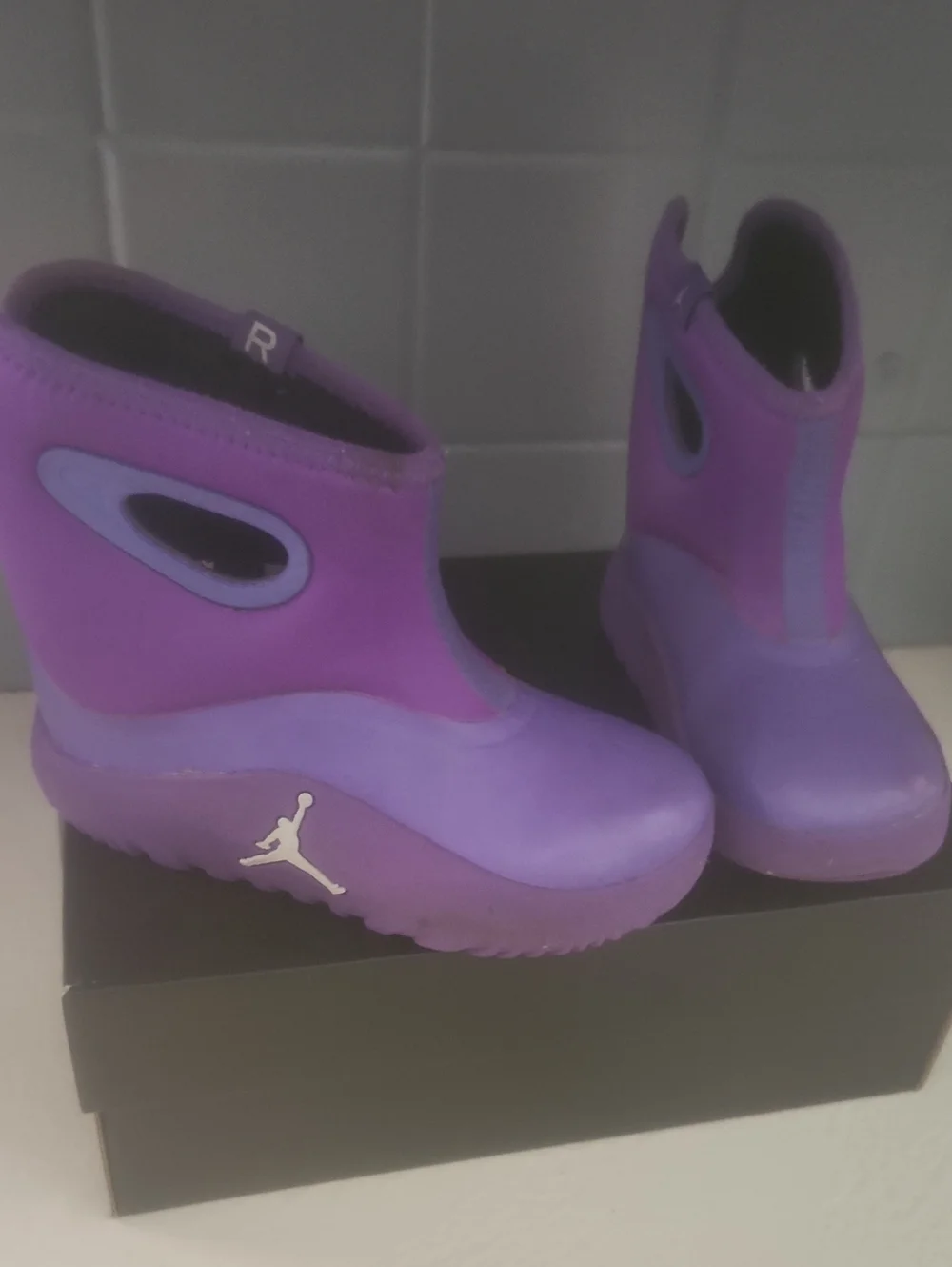 Jordan Kids' Purple & Lavender Rain Boots